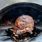 grilled wood fired prime rib roast